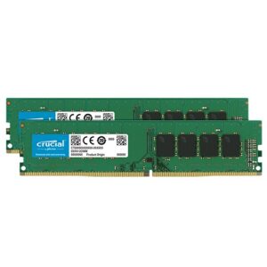 Crucial Technology CT2K16G4DFD8266 32GB Kit (2 x 16GB) DDR4-2666MHz PC4-21300 non-ECC Unbuffered CL19 288-Pin DIMM 1.2V Dual Rank Memory Module