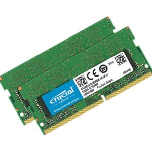 Crucial Technology CT2K16G4SFD8266 32GB Kit (2 x 16GB) DDR4-2666MHz PC4-21300 non-ECC Unbuffered CL19 260-Pin SoDimm 1.2V Dual Rank Memory
