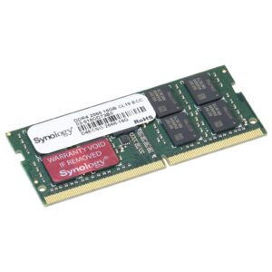 Synology D4ECSO-2666-16G 16GB DDR4-2666 MHz PC4-21300 ECC Unbuffered CL19 288-Pin DIMM 1.2V Memory Module