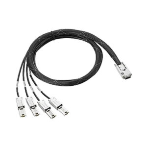 HP K2R09A External SAS Cable Mini-SAS/Mini-SAS HD for Server 6.56 ft 1 x SFF-8644 Mini-SAS HD 4 x SFF-8088 Mini-SAS Shielding
