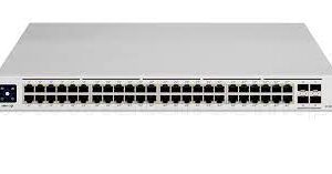 Ubiquiti USW-48-PoE UniFi 48-Ports POE Managed Layer 2 Gigabit Switch with 4 10G SFP+ Ports