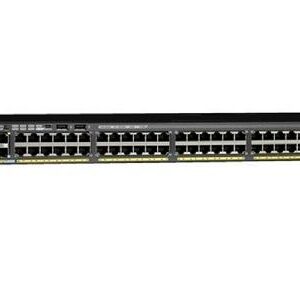 Cisco WS-C2960X-48FPS-L Catalyst 2960-X PoE+ 48 x Ports 10/100/1000Base-T + 4 x SFP Layer 2 Managed Rackmountable Gigabit Ethernet Network Swicth