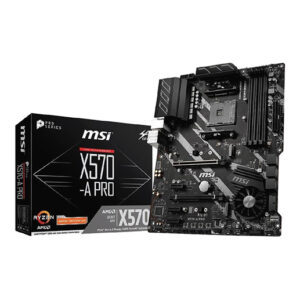 MSI X570APRO X570-A PRO Socket AM4/ AMD X570/ DDR4/ SATA3 / USB3.2/ PCIE 4.0/ M.2/ A&GbE/ HDMI ATX Motherboard