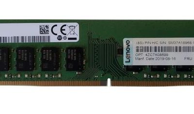 01KR360 - Lenovo 16GB 2666MHz DDR4 PC4-21300 ECC Unbuffered Memory Module
